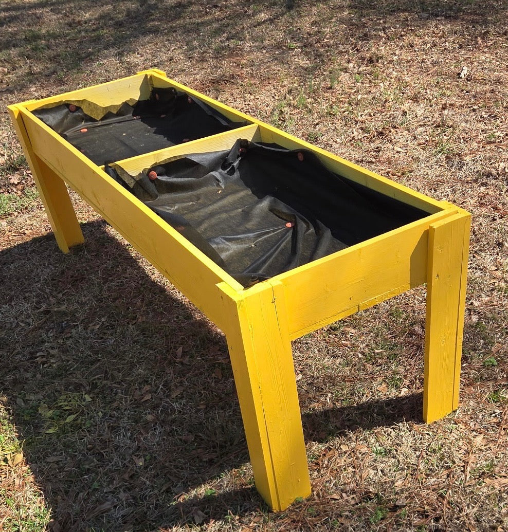 Raised Planter with Landscape Liner